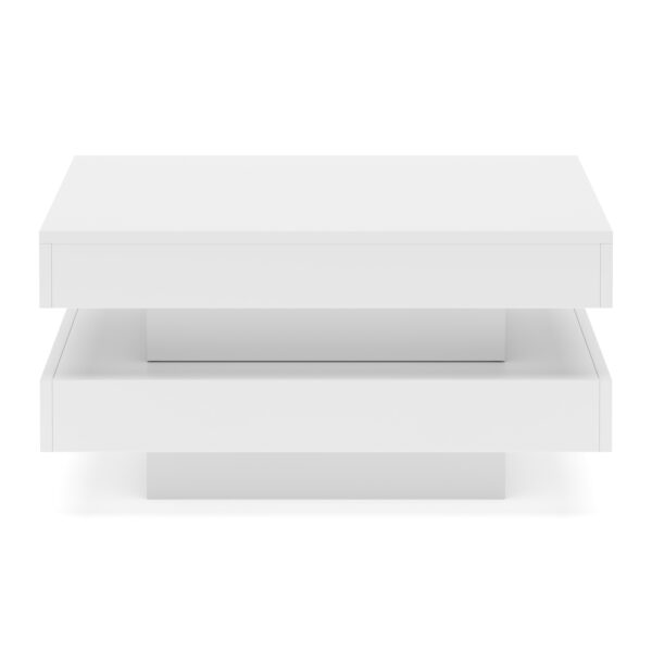 Beistelltisch ELEGANCE drehbar weiss – Bild 4