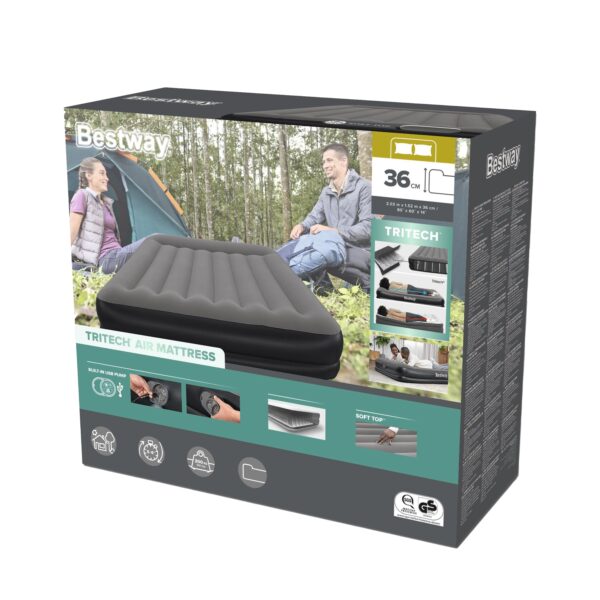 Luftbett Tritech Queen mit USB Pumpe 203 x 152 x 36 cm – Bild 9