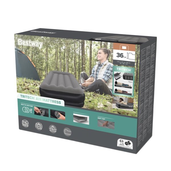 Luftbett Tritech mit USB Pumpe 191 x 97 x 36 cm – Bild 9