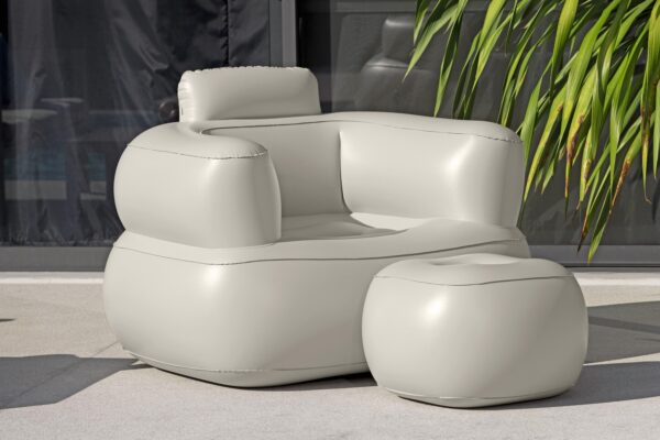 Luftsessel mit Fusshocker Comfi Cube Lounger – Bild 5