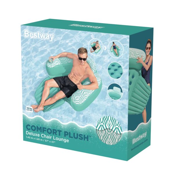 Schwimmsessel Comfort Plush Deluxe 132 x 113 cm – Bild 9