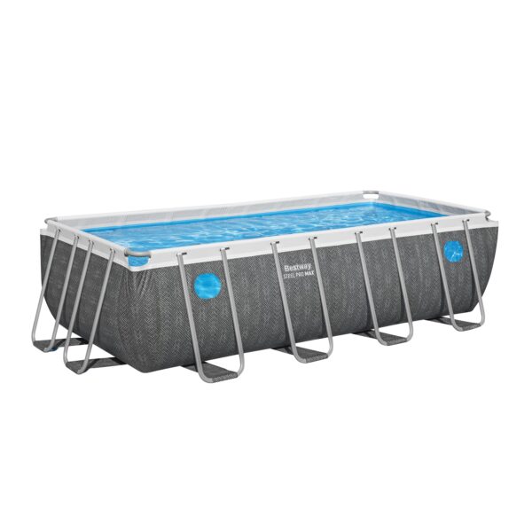 Bestway Pool Komplett-Set Splashview Rattan-Optik 488 x 244 x 122 cm – Bild 3