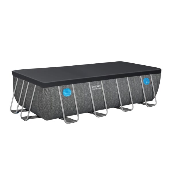 Bestway Pool Komplett-Set Splashview Rattan-Optik 488 x 244 x 122 cm – Bild 4