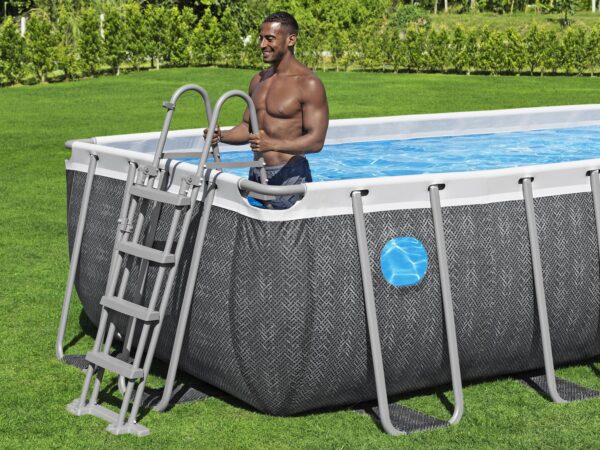 Bestway Pool Komplett-Set Splashview Rattan-Optik 488 x 244 x 122 cm – Bild 5