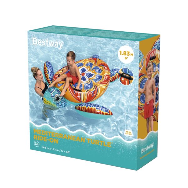 Schwimmtier Schildkröte Mediterranean Turtle 186 x 168 x 42 cm – Bild 9