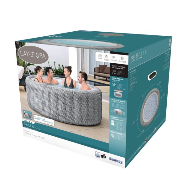 Bestway Whirlpool Lay-Z-Spa BALI 6 Personen – Bild 9