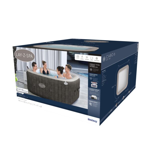 Bestway Whirlpool Lay-Z-Spa CABO HydroJet 6 Personen – Bild 8