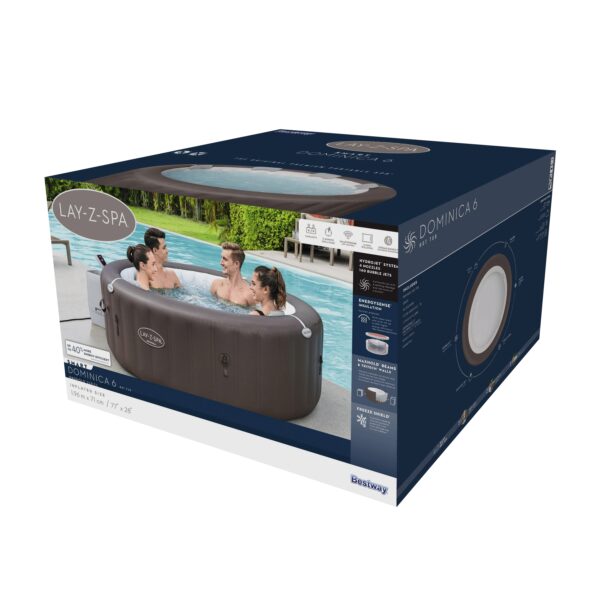 Bestway Whirlpool Lay-Z-Spa DOMINICA HydroJet 6 Personen – Bild 9