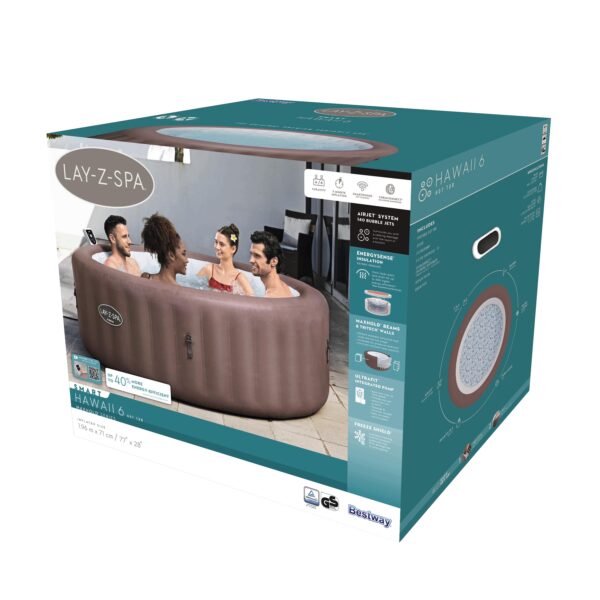 Bestway Whirlpool Lay-Z-Spa HAWAII rund 6 Personen – Bild 9