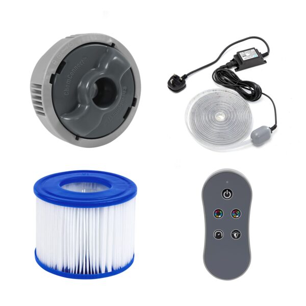 Bestway Whirlpool Lay-Z-Spa HOLLYWOOD LED 6 Personen – Bild 8