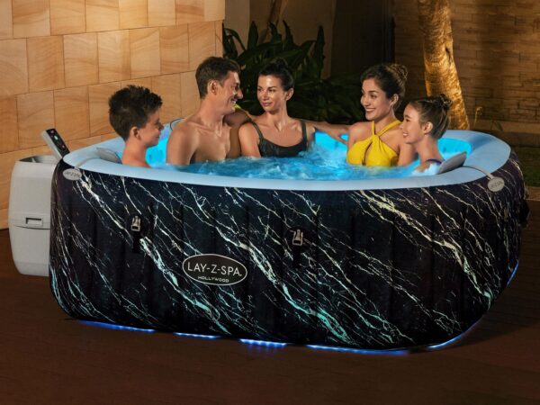 Bestway Whirlpool Lay-Z-Spa HOLLYWOOD LED 6 Personen – Bild 2
