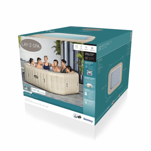 Bestway Whirlpool Lay-Z-Spa ROME 7 Personen – Bild 10