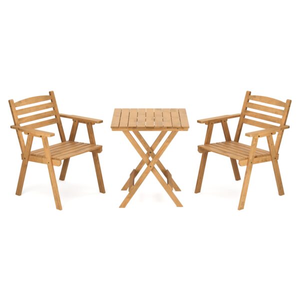 Bistroset Holz HUGO 3-teilig