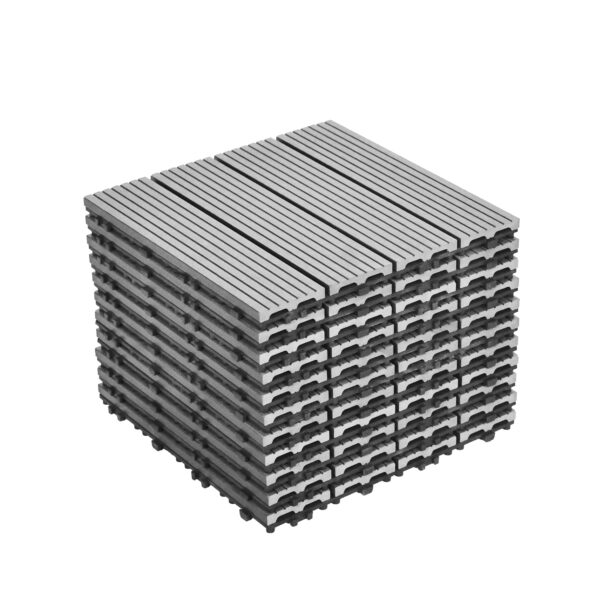 Bodenplatte PALMER 11er Set 30 x 30 cm grau – Bild 3