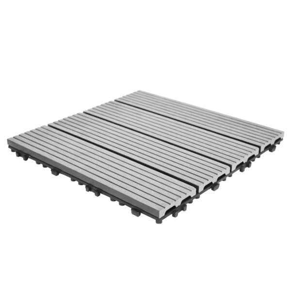 Bodenplatte PALMER 11er Set 30 x 30 cm grau – Bild 7
