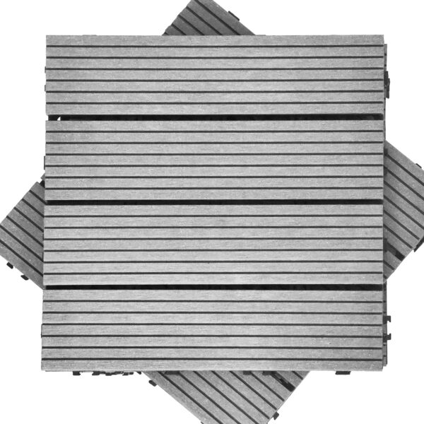 Bodenplatte PALMER 11er Set 30 x 30 cm grau – Bild 5