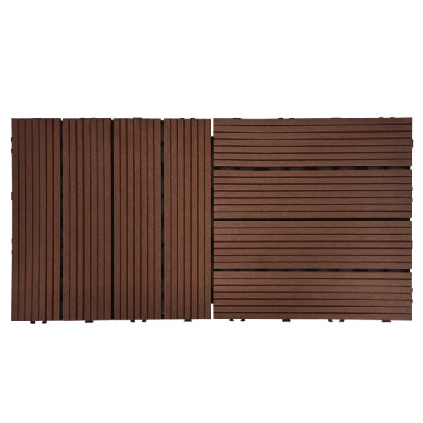 Bodenplatte PALMER 11er Set 30 x 30 cm braun – Bild 6