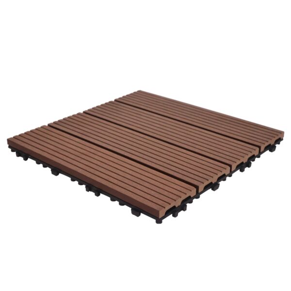 Bodenplatte PALMER 11er Set 30 x 30 cm braun – Bild 7