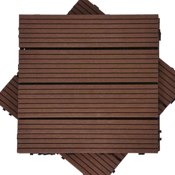 Bodenplatte PALMER 11er Set 30 x 30 cm braun – Bild 5