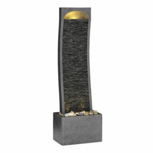 Brunnen Steinoptik mit LED 33 x 20 x 98 cm