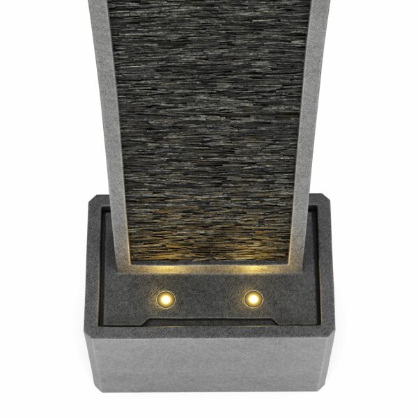 Brunnen Steinoptik mit LED 33 x 20 x 98 cm – Bild 7