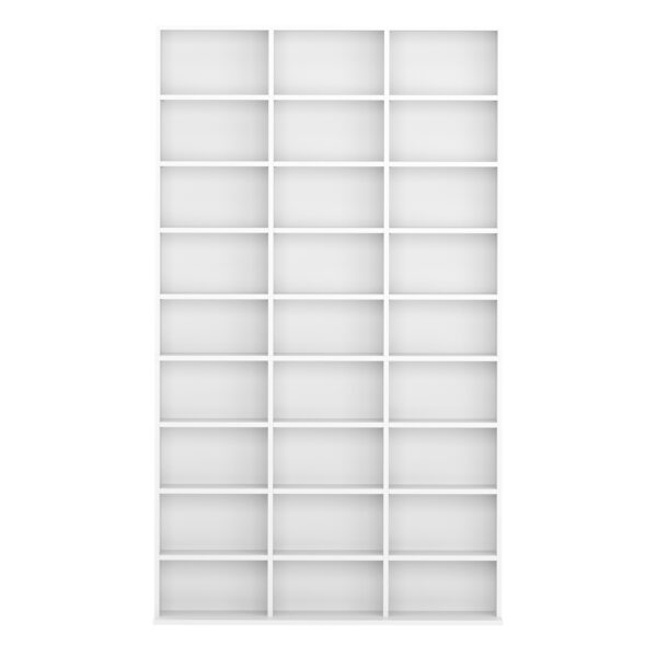 Bücherregal CD-Schrank MAKS 102 x 175 cm weiss – Bild 2