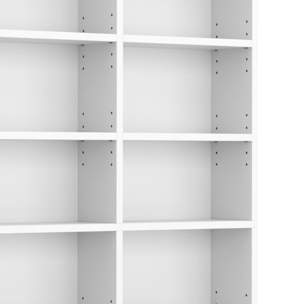 Bücherregal CD-Schrank MAKS 102 x 175 cm weiss – Bild 5