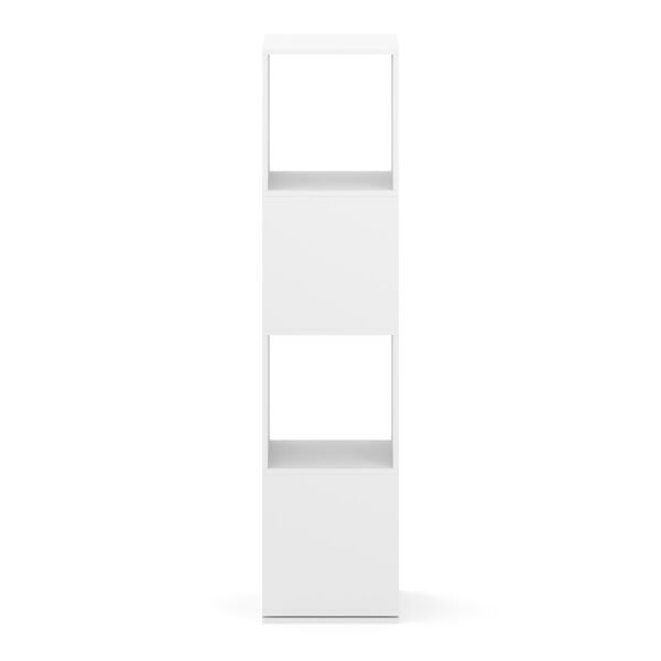 Bücherregal Drehregal KIANO mit 4 Ebenen 36 x 150 cm weiss – Bild 5