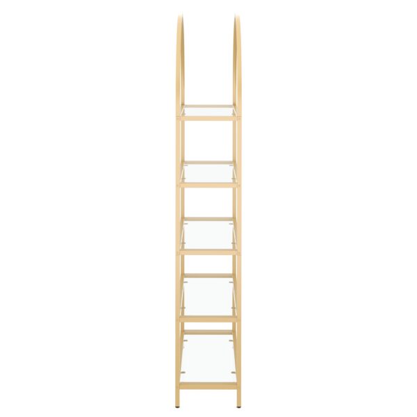 Bücherregal Glas TYRO 83 x 183 cm gold – Bild 5