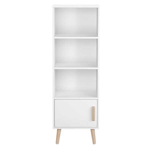 Bücherregal NORDIC 42 x 30 x 127 cm weiss – Bild 2