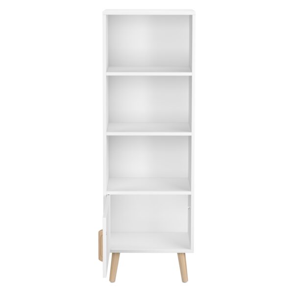 Bücherregal NORDIC 42 x 30 x 127 cm weiss – Bild 3