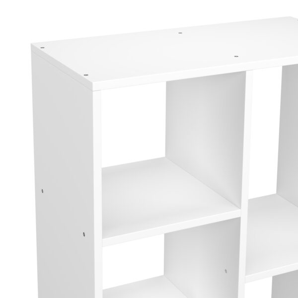 Bücherregal NORDIC mit 5 Fächern 60 x 30 x 95 cm weiss – Bild 4