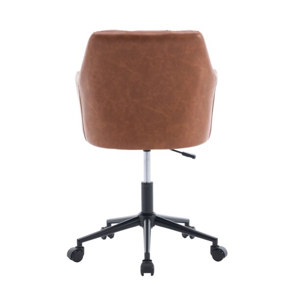 Bürostuhl Leder PORTO braun – Bild 5