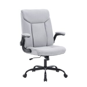 Bürostuhl Leinen OPTIMUS grau