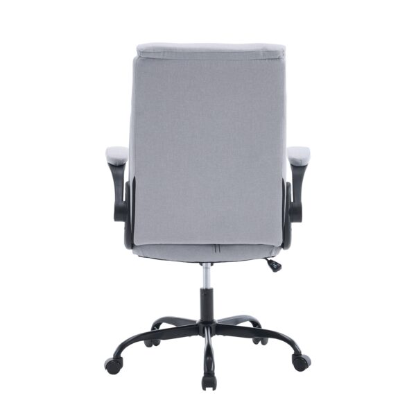 Bürostuhl Leinen OPTIMUS grau – Bild 5