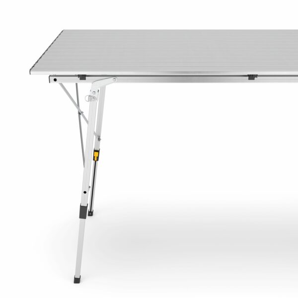 Campingtisch klappbar DOLF 120 x 69 cm silber – Bild 4