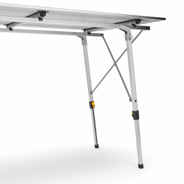 Campingtisch klappbar DOLF 120 x 69 cm silber – Bild 5