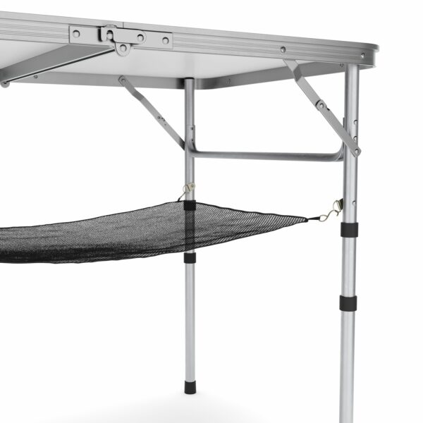 Campingtisch klappbar WILLY höhenverstellbar 90 x 60 cm weiss – Bild 8