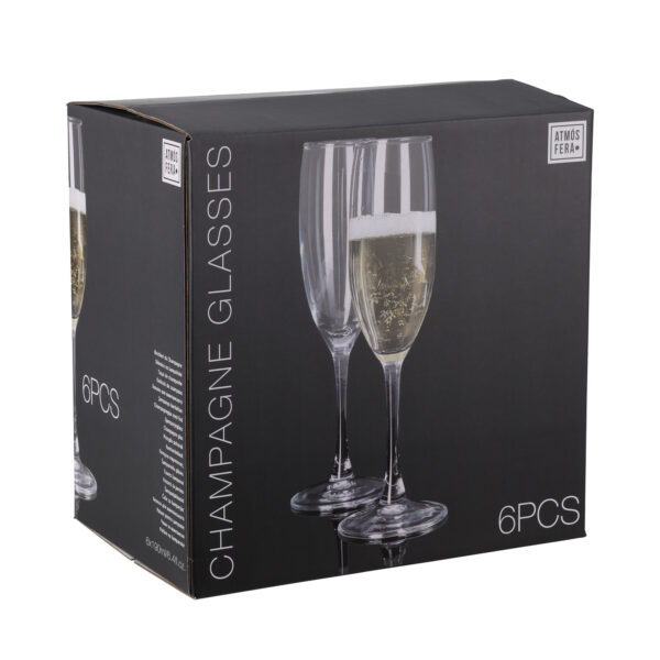 Champagnerglas 190 ml 6er Set – Bild 2