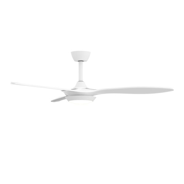Deckenventilator mit Lampe 132 cm weiss – Bild 2