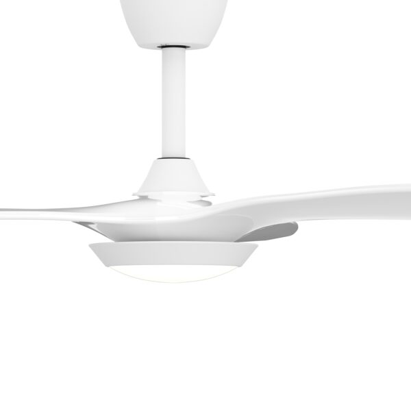 Deckenventilator mit Lampe 132 cm weiss – Bild 4