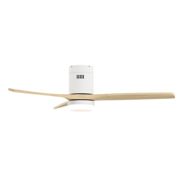 Deckenventilator mit Lampe 132 cm Holz – Bild 2