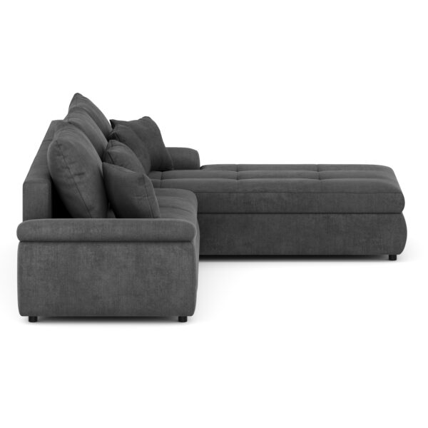 Ecksofa mit Schlaffunktion BRYNN rechts anthrazit – Bild 6