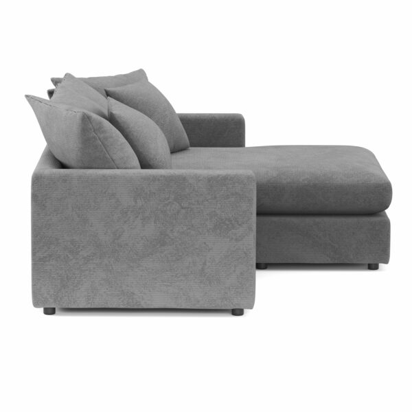 Ecksofa Cord ILONA anthrazit – Bild 4