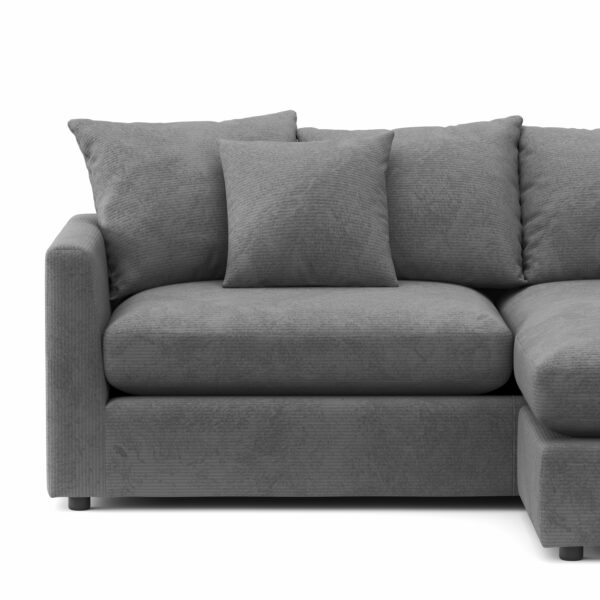 Ecksofa Cord ILONA anthrazit – Bild 6