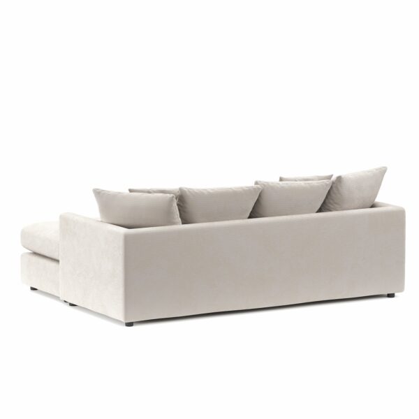 Ecksofa Cord ILONA creme – Bild 5