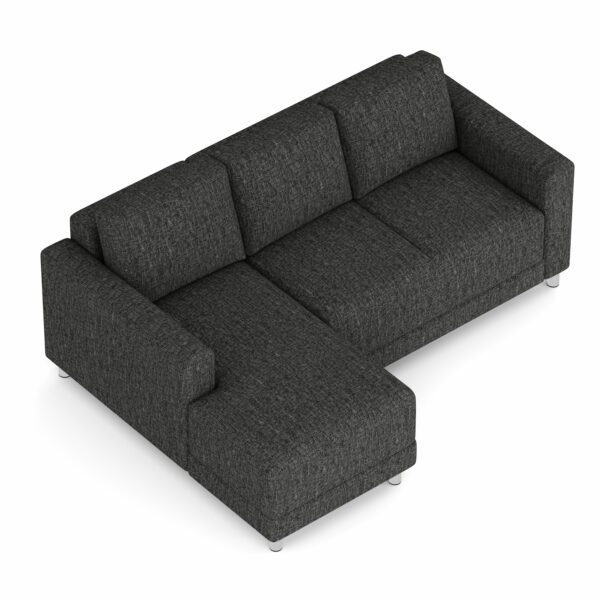 Ecksofa ERIN links anthrazit – Bild 3