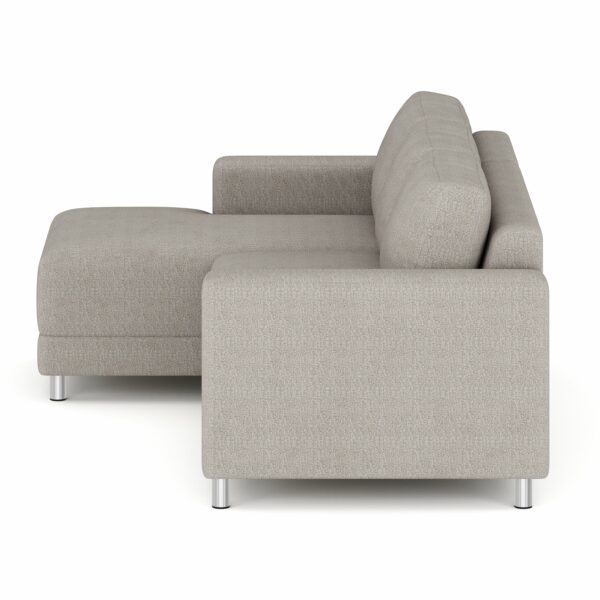 Ecksofa ERIN links grau/beige – Bild 4