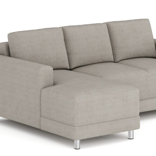 Ecksofa ERIN links grau/beige – Bild 6