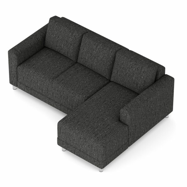 Ecksofa ERIN rechts anthrazit – Bild 3